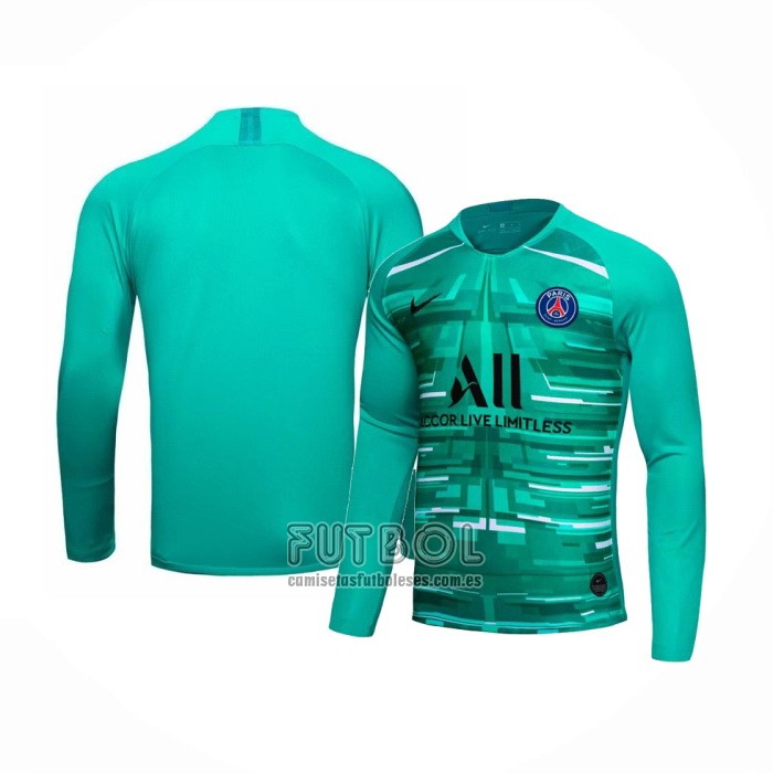 Camiseta Paris Saint-Germain Portero Manga Larga 2020-2021 Verde